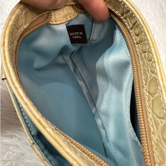 COACH Madison Croc Embossed Wristlet - Picture 6 of 7